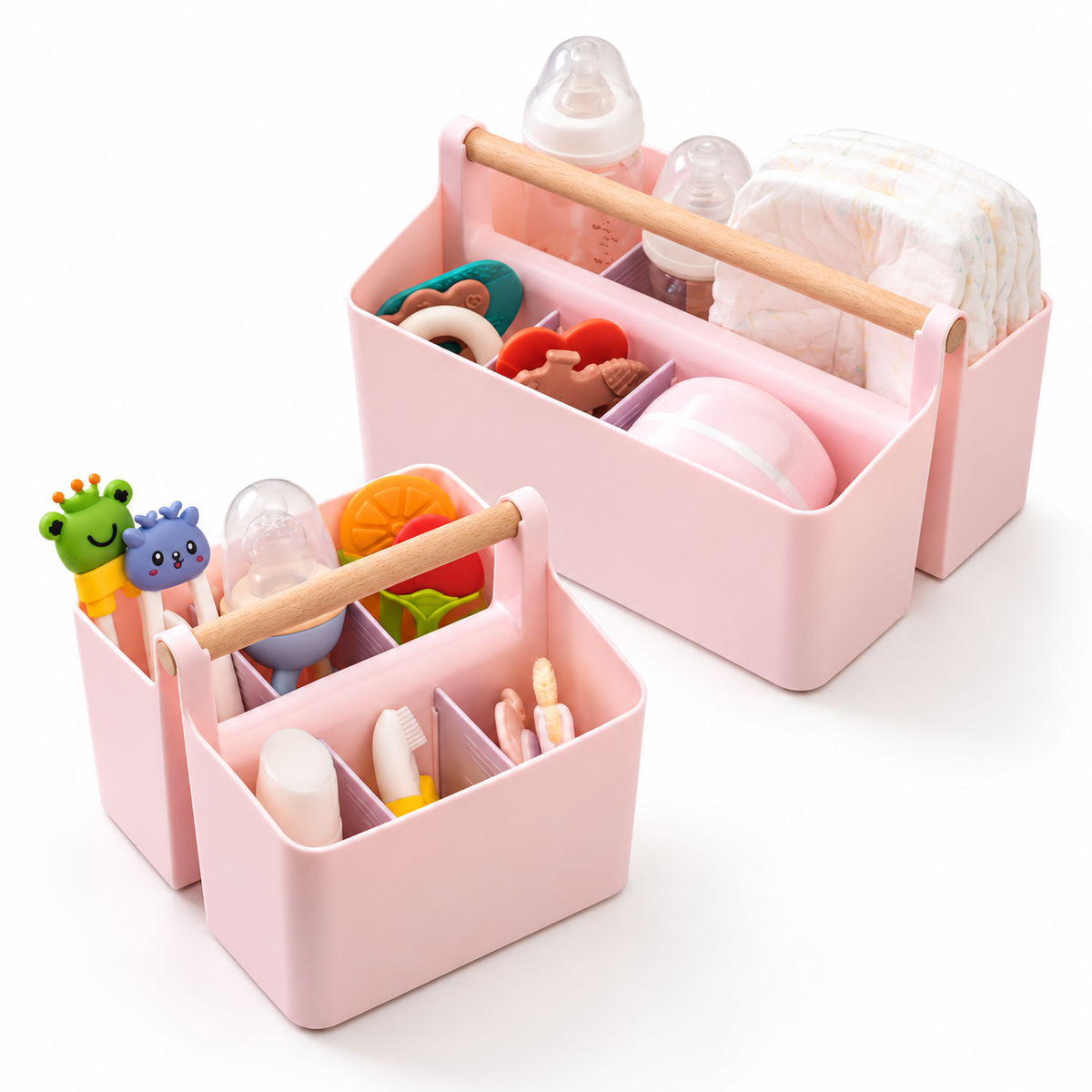 🍼 Nursery Essential | Portable Baby Care Organizer | Minimal Daily Storage