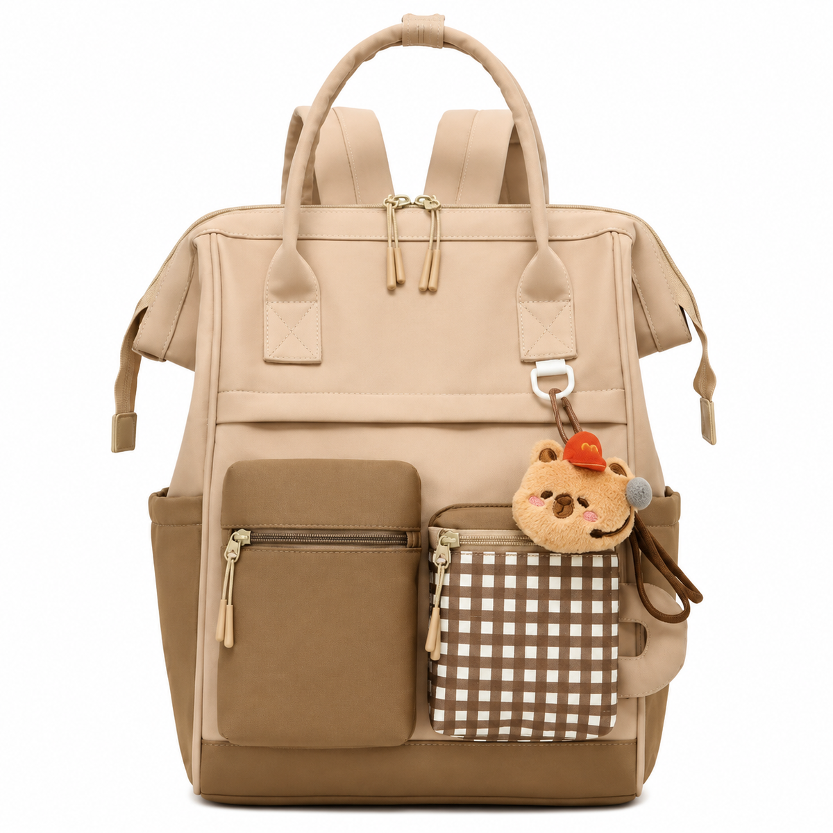 🎒 Premium | Waterproof Oxford Fabric Mummy Backpack | Baby Travel & Daily Organization | New Moms | Multi-Pocket Spacious Diaper Bag Design