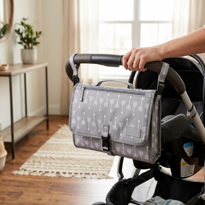 🍼 Parent Must-Have | Waterproof Travel Changing Pad | On-The-Go Nursery Essential | New Mom Gift | Foldable Organizer Design