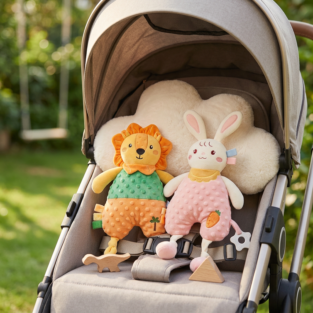 🧸 Baby Favorite | Plush Comfort Toy | Nursery Nap Companion | New Parent Gift | Adorable Animal Design