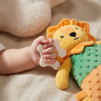 🧸 Baby Favorite | Plush Comfort Toy | Nursery Nap Companion | New Parent Gift | Adorable Animal Design