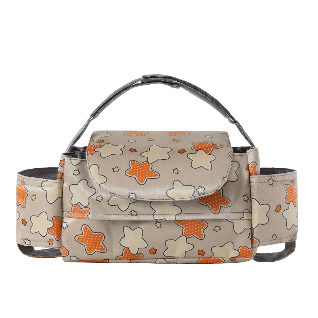 👜 Multi-Function | Durable Oxford Fabric Stroller Organizer Bag | Baby Travel & Nursery Storage | New Parents | Large Capacity Portable Hanging Design