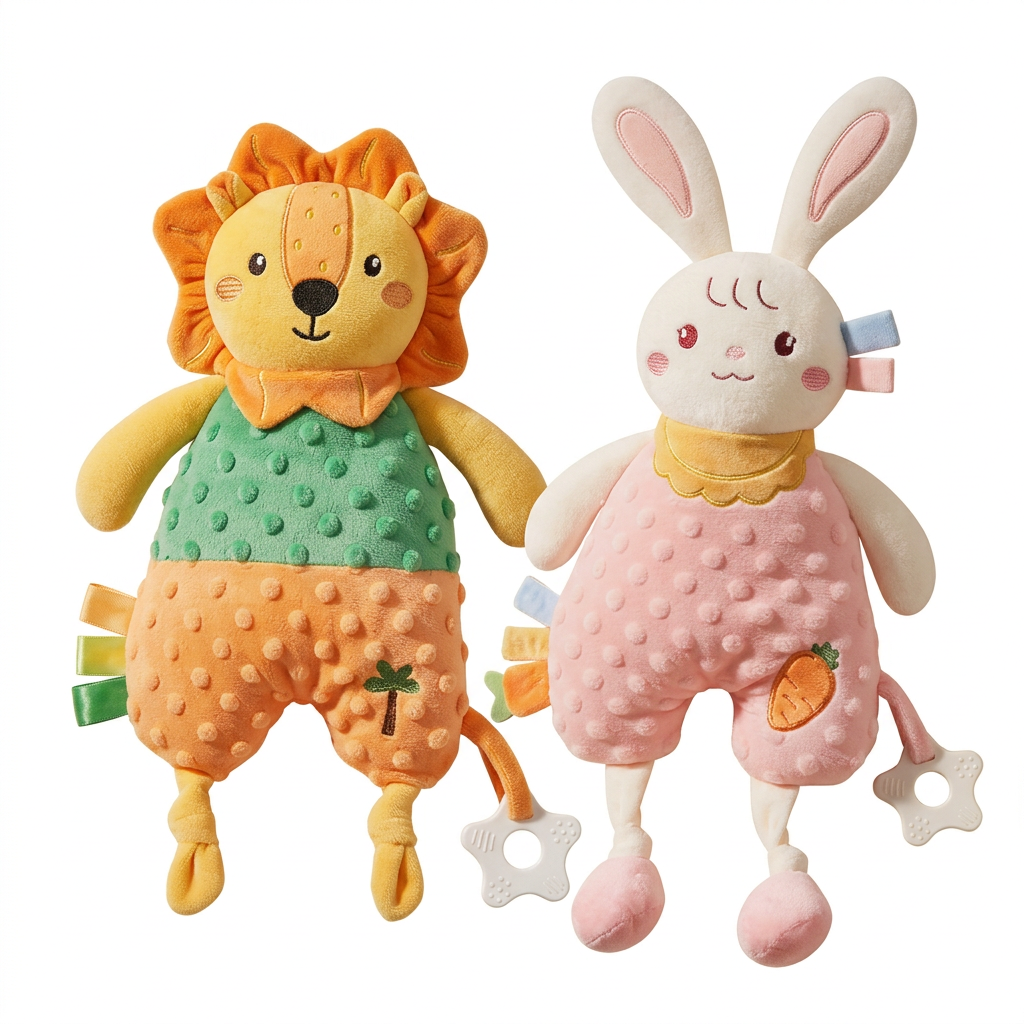 🧸 Baby Favorite | Plush Comfort Toy | Nursery Nap Companion | New Parent Gift | Adorable Animal Design